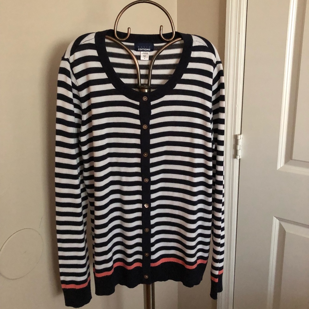 Basic Edition S Button Down Sweater - image 1